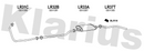 Klarius LR31C - Front Pipe  - Fits Land Rover 109 2.6