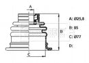 Borg & Beck Cv Joint Boot Kit Part No -BCB6327