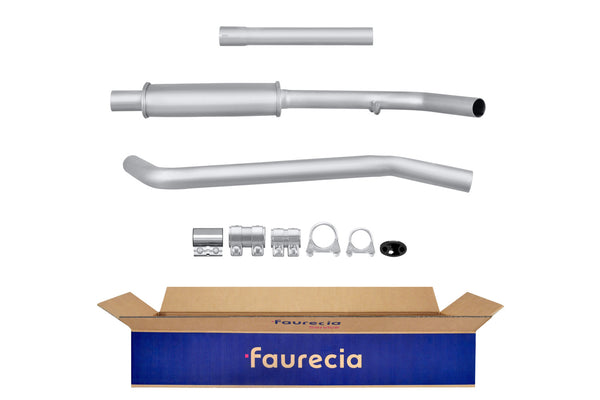 FAURECIA 8LD 366 028-741 Rear Muffler - Easy2Fit® Kit - fits FIAT UNO