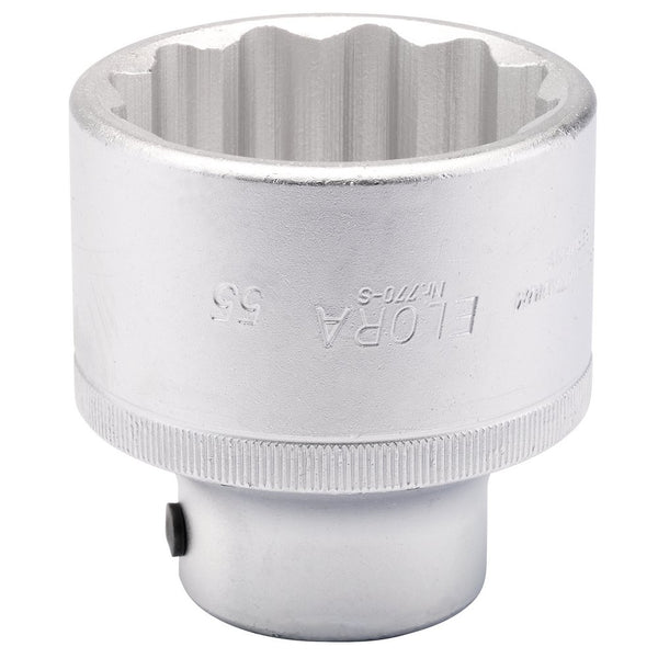Elora Bi-Hexagon Socket, 3/4" Sq Dr, 55mm