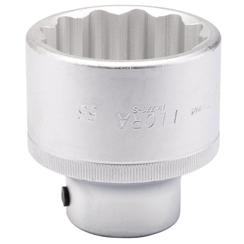 Elora Bi-Hexagon Socket, 3/4" Sq Dr, 55mm