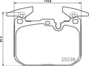 Mintex Brake Pad Set fits -BMW Mini MDB4016 (also fits other vehicles)