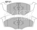 Key Parts Brake Pad Set -KBP1471