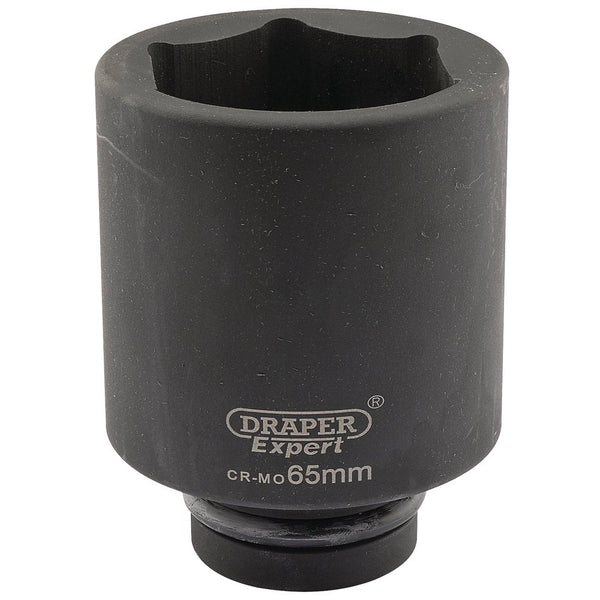 Expert HI-TORQ 6 Point Deep Impact Socket, 1" Sq Dr, 65mm