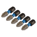 Draper Expert Pz2x25mm Impact S/D Bit 5PK - 04951