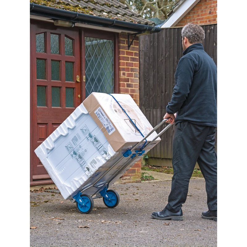 Heavy Duty Fold Flat Sack Truck, 125kg