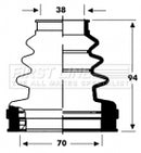 First Line CV Boot Kit  - FCB2807