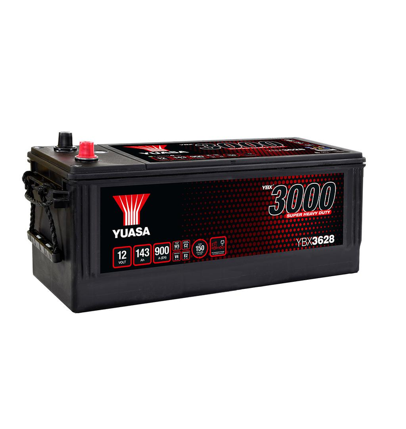 Yuasa YBX3628 Super Heavy Duty Battery - 3628
