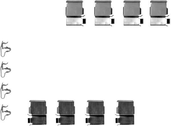 Textar Brake Pad Fitting Kit - 82050200