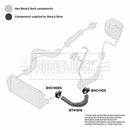 Borg & Beck Turbo Interclr Hose Part No -BTH1016