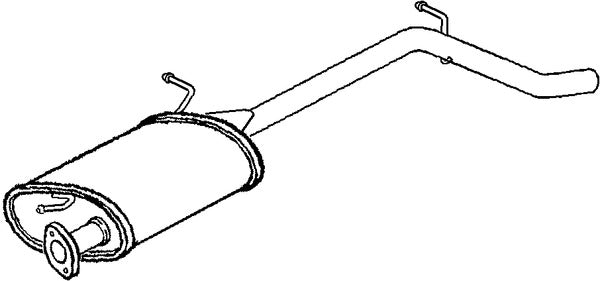 Klarius SZ99L - Box With Tail Pipe  - Fits Suzuki Wagon R+ 1.0i
