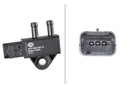 HELLA 6PV 010 946-071 Sensor, accelerator pedal position - for left-hand drive vehicles - 6-pin connec