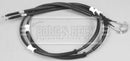 Borg & Beck Brake Cable - Rear -BKB2584