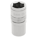 Draper Expert 8MM HEX Socket 1/4  DR-Pckd - 32536