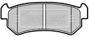 Borg & Beck Brake Pad Set -BBP2146