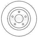 Borg & Beck Brake Disc Pair Part No -BBD5261