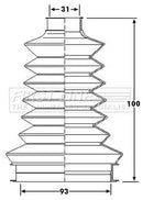 First Line Cv Joint Boot Kit Part No -FCB6202