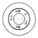 Borg & Beck Brake Disc Pair Part No -BBD4222