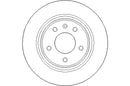 Disctech Brake Disc - Fits Chevrolet - ABD2127 - Rear Axle