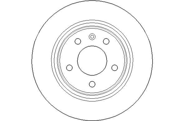 Disctech Brake Disc - Fits Chevrolet - ABD2127 - Rear Axle
