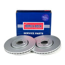 Borg & Beck Brake Disc Pair Part No -BBD4105