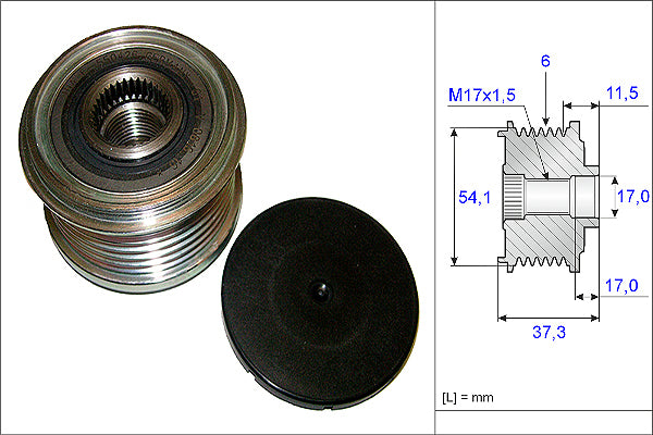 INA Alternator Freewheel Clutch - Part No - 535014910