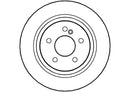 Disctech Brake Disc - Fits Mercedes-benz - ABD2728 - Rear Axle