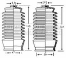 First Line Steering Gaiter Kit Part No -FSG3207