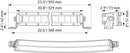 HELLA 1FJ 358 196-301 LED-Spotlight - Black Magic Slim Lightbar 20" - 12/24V - 3910lm