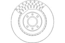 Disctech Brake Disc - Fits Citroën, Suzuki - ABD3337 - Front Axle