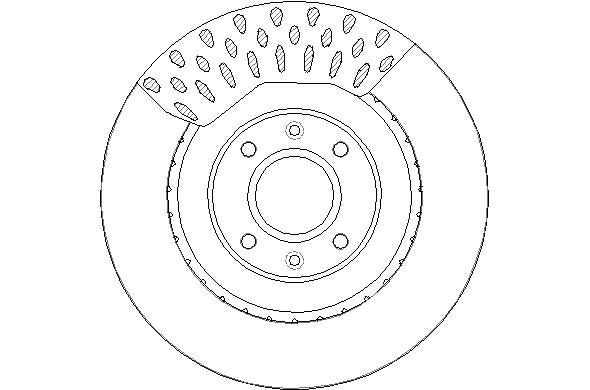 Disctech Brake Disc - Fits Citroën, Suzuki - ABD3337 - Front Axle