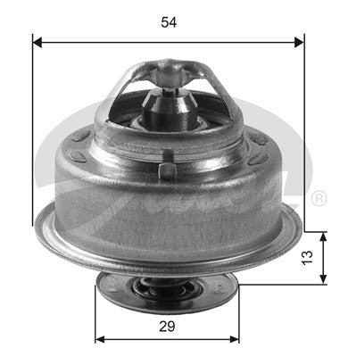 Gates Thermostat, coolant - TH14488G1