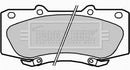Borg & Beck Front Brake Pad Set -BBP2286