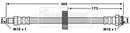 Borg & Beck Brake Hose Part No -BBH6775