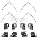 Borg & Beck Fitting Kit - Pads Part No -BBK1454