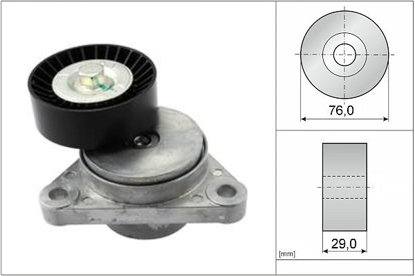 INA Tensioner Lever - V-Ribbed Belt - Part No - 534029010