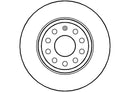 Disctech Brake Disc - Fits Audi, Subaru - ABD2049 - Rear Axle