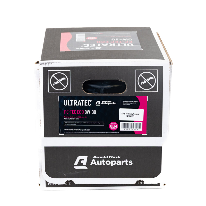Ultratec PC-TEC 0W30 LSC - Bag in Box 20 Litre Engine Oil
