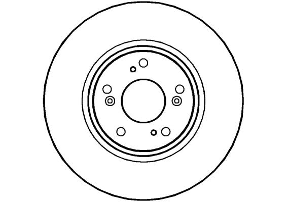 Disctech Brake Disc - Fits Honda - ABD2202 - Front Axle