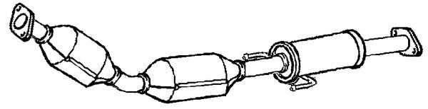 Klarius 312513 - Catalyst Type Approved Withpip  - Fits Lexus CT 200h 1.8