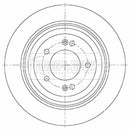 Borg & Beck Brake Disc (Pair)  - BBD5485