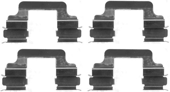 Textar Brake Pad Fitting Kit - 82515000