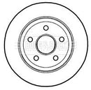 Borg & Beck Brake Disc Pair Part No -BBD4661