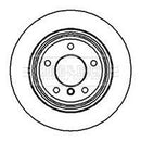 Borg & Beck Brake Disc Pair Part No -BBD4068
