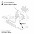 Borg & Beck Turbo Hose Part No -BTH1041