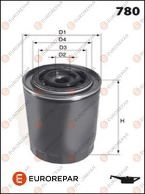 Eurorepar Oil Filter - E149174