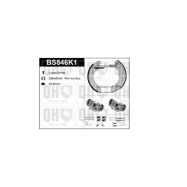 QH BS846K1 Brake Shoe Kit