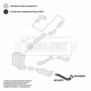 Borg & Beck Turbo Hose Part No -BTH1071