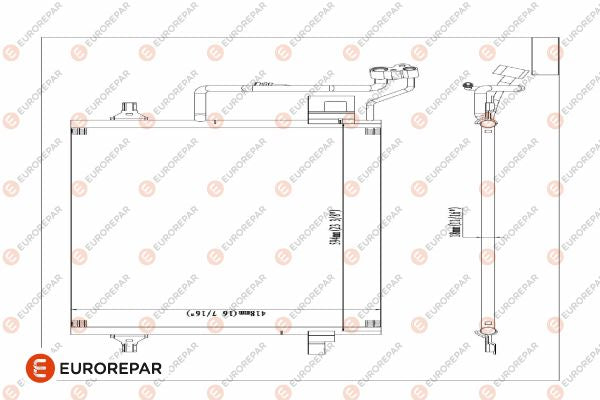 Eurorepar Air Conditioning Condenser - 1609635580