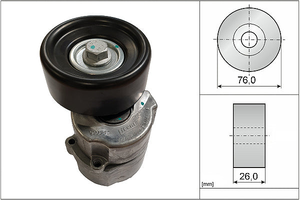INA Tensioner Lever - V-Ribbed Belt - Part No - 534013530